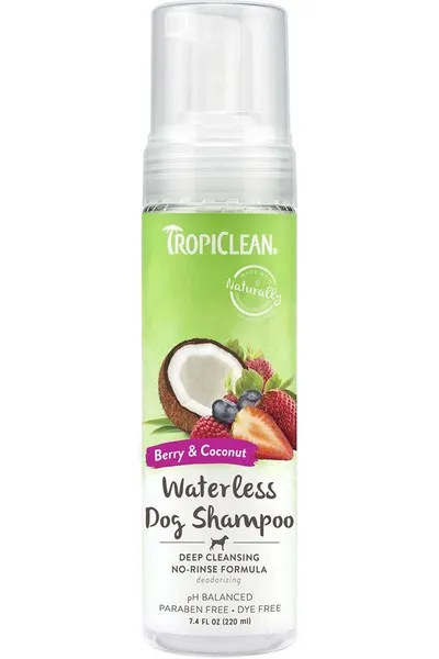 7.4 oz. Tropiclean Waterless Shampoo Deep Cleaning - Hygiene
